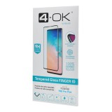 Blautel 4-OK Huawei P40 Pro+ 5G képernyővédő üveg (3D, íves, karcálló, tokbarát, ujjlenyomat olvasó, 9H) átlátszó