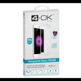 Blautel 4-OK képernyővédő üveg (3D full glue, íves, teljes felületén tapad, tok barát, karcálló, 9H) FEKETE [Apple iPhone 11] (PRFI9B) - Kijelzővédő fólia