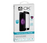 Blautel 4-OK képernyővédő üveg (3D full glue, íves, teljes felületén tapad, tok barát, karcálló, 9H) FEKETE Apple iPhone 15 Pro Max