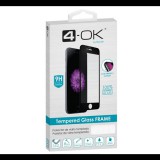Blautel 4-OK képernyővédő üveg (3D full glue, íves, teljes felületén tapad, tok barát, karcálló, 9H) FEKETE [Xiaomi Redmi Note 9T 5G] (PRFN9T) - Kijelzővédő fólia