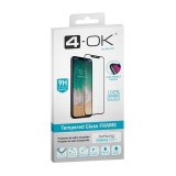 Blautel 4-OK Samsung Galaxy S22 Plus 5G (SM-S906) képernyővédő üveg (3D full glue, íves, karcálló, tokbarát, ujjlenyomat olvasó,