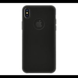 Blautel 4-OK SILK műanyag telefonvédő (gumírozott, logo kivágás) FEKETE [Apple iPhone XS Max 6.5] (SCIXPB) - Telefontok