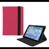 Blautel 4-OK tok álló, bőr hatású (FLIP, oldalra nyíló, asztali tartó funkció, gumi rögzítés, univerzális, 8" méret) RÓZSASZÍN [Alcatel Tab 1T 7  WIFI (OT-9309)] (FSUR8P) - Tablet tok