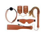 Blazé Blaze Elite - BDSM szett - 5 részes (konyak)