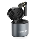 BlitzWolf BW-FYE8 TWS Bluetooth fülhallgató fekete-szürke (BW-FYE8) - Fülhallgató