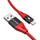 Blitzwolf BW-MF10 Pro Red USB/Lightning adat- és töltőkábel 1,8m Red BW-MF10 PRO RED