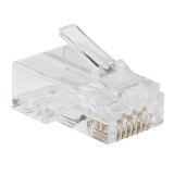 BLM RJ45 UTP Cat6 csatlakozó dugó tömör kábelhez, 1db