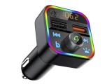 Blow 74-164 RGB 2 x USB, Bluetooth, LED Fekete FM Transzmitter telefon kihangosítóval
