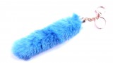 Blue nyúlszőr táskadísz