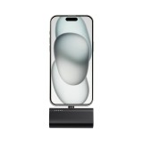 Blue Star W0556P PlugOn powerbank beépített Lightning csatlakozóval 5000mAh 2.1A - fekete