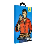 BLUEO 5D Mr. Monkey Glass - Apple iPhone 14 fekete (Strong HD)