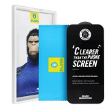 BLUEO 5D Mr. Monkey Glass (Strong Premium AR) üvegfólia fekete szegéllyel iPhone 16 Pro Max