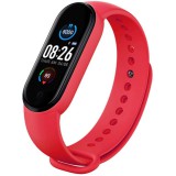 Bluetooth csuklópánt, aktivitást mérő karkötő, v4.0, TFT kijelző, IP67, Wooze Classic Smart Watch, piros (101500) - Okosóra