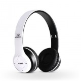 Bluetooth fejhallgató mikrofonal ,rádio fm és SD kártya ,P47 Fehér