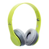 Bluetooth fejhallgató mikrofonnal ,rádio fm és SD kártya ,P47 zöld