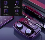 Bluetooth fülhallgató tokba épített töltővel 5V