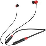 Bluetooth sztereó fülhallgató, v5.0, sportoláshoz, mikrofon, funkció gomb, Hoco ES53 Coolway, fekete/piros (RS128775) - Fülhallgató