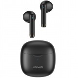 Bluetooth sztereó fülhallgató, v5.0, TWS, töltőtok, vízálló, érintés vezérlés, Usams IA04, fekete (RS108366) - Fülhallgató