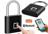 Bluetooth ujjlenyomatos okos lakat Tuya Smart APP vezérléssel M9801A-FP-BT Fekete