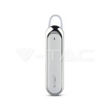 Bluetoothos headset 170mAh, fehér színű