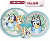 Bluey BPA-mentes gyerek étkészlet Prémium