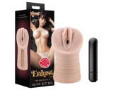 Blush Enlust Ayumi - vibrációs műpunci MI képekkel (natúr)