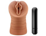 Blush M For Men Sofia - vibráló műpunci (natúr)