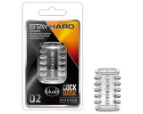 Blush Stay Hard - pöttyös péniszmandzsetta (átlátszó)