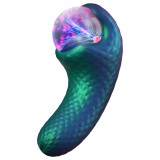 Blush Temptasia Enchanted Serpent - mítikus csikló vibrátor (zöld)