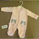 Bm Baba, kislány plüss rugdalózó - rózsaszín, nyuszis (68/74)