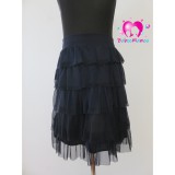 Bm Fodros tüll szoknya - sötétkék (one size - XS-M)