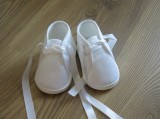 Bm Hófehér kisfiú keresztelő/alkalmi cipő- fűzős (15) - TÖBB MÉRETBEN