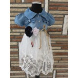 Bm Ilaria - farmer-hófehér csipkés-tüll kislány ruha (92) - TÖBB MÉRETBEN