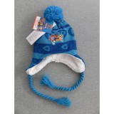 Bm Mancs őrjáratos bélelt kisfiú sapka - kék (104/110)