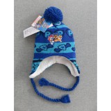 Bm Mancs őrjáratos bélelt kisfiú sapka - sötétkék (92/98)