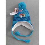 Bm Mancs őrjáratos bélelt kisfiú sapka - világoskék (104/110)