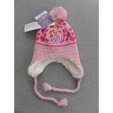 Bm Mancs őrjáratos bélelt kislány sapka - rózsaszín (92/98)