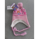 Bm Mancs őrjáratos bélelt kislány sapka - világos rózsaszín (92/98)