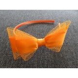 Bm Masnis kislány hajpánt/hajráf - narancssárga