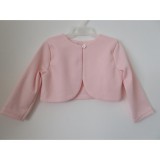 Bm Rózsaszín alkalmi kislány boleró (98)