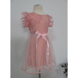 Bm Susanna - különleges, barack színű kislány alkalmi ruha (158/164)