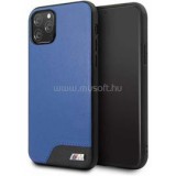 BMW iPhone 11 Pro sima kék kemény műbőrtok (BMHCN58MHOLBL)