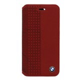 BMW könyv tok - Perforated piros