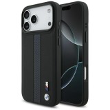 BMW M perforált csíkos logóval ellátott tok MagSafe iPhone 17 Pro Max készülékhez kék
