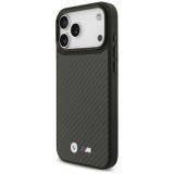 BMW tok az IPHONE 17 Pro Max készülékhez, kompatibilis a MagSafe BMHMP17X24CFMMK (Kevlar Matt) feketével