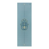 Bodhi Leela jógaszőnyeg HAMSA HAND - Light Blue