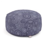Bodhi Maharaja Collection RONDO – tönköly meditációs párna 32×20 cm – Mandala Dark Blue