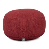 Bodhi Maharaja Collection RONDO – tönköly meditációs párna 32×20 cm – Mayuri Dark Red