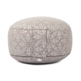 Bodhi Maharaja Collection RONDO – tönköly meditációs párna 32×20 cm – Raja Taupe Silver