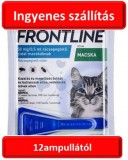 Boehringer Ingelheim 12ampullától-tól : Frontline Spot-on macskák részére ,3-as léptetéssel növelhető ( Ez nem a combo , hanem az alap tipus) , Termék szavatosság : 2025.02.30